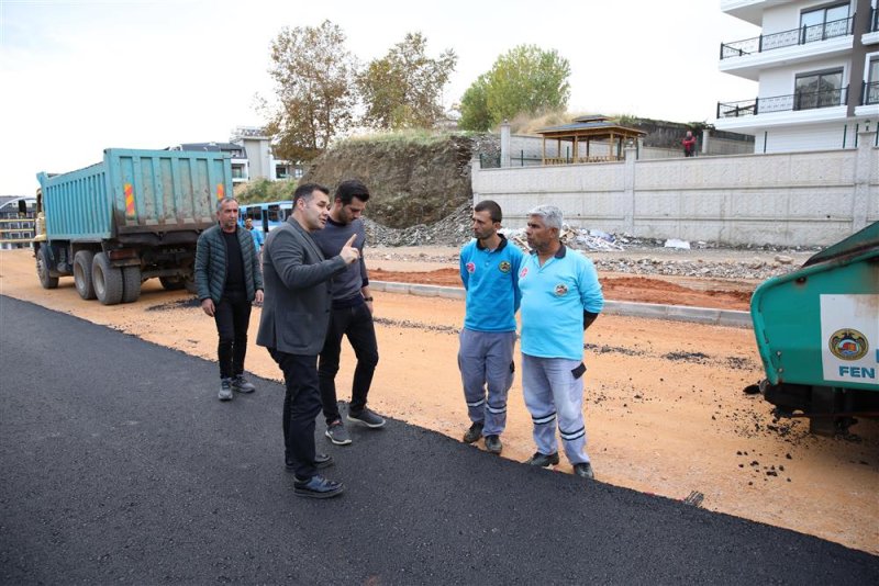 Başkan yücel mamadı yolunda incelemelerde bulundu “mamadı yolu ile kuzey alanya’nın trafik sorunu tarihe karışıyor”