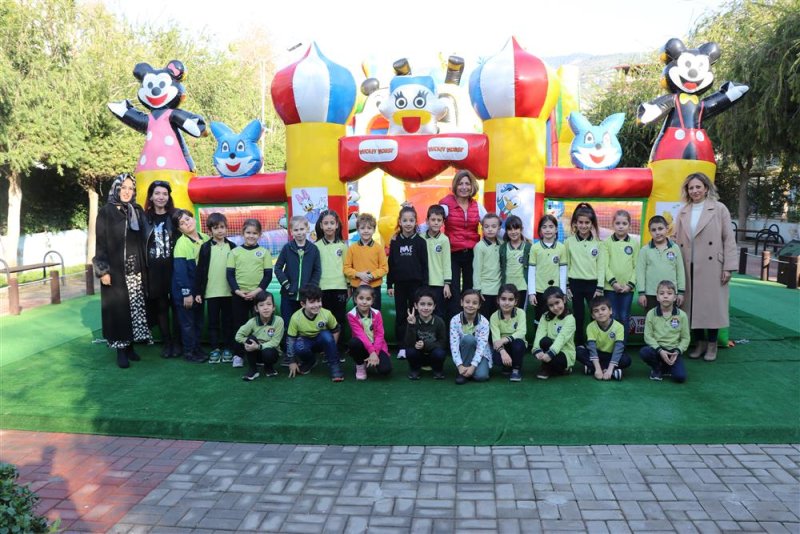 Alanya belediyesi balon parkı yenilendi