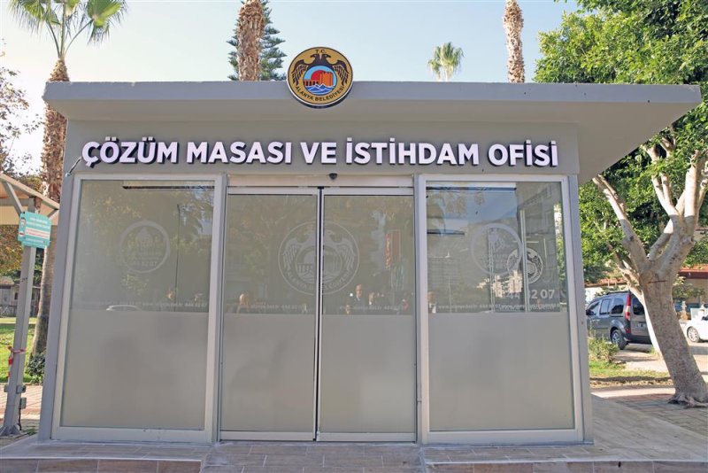 Alanya belediyesi çözüm masası ve istihdam ofisi mahmutlar’da hizmete girdi