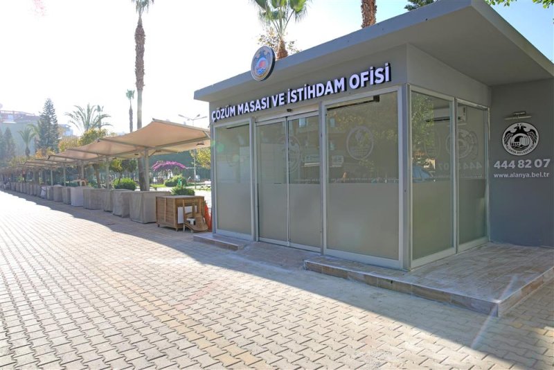 Alanya belediyesi çözüm masası ve istihdam ofisi mahmutlar’da hizmete girdi