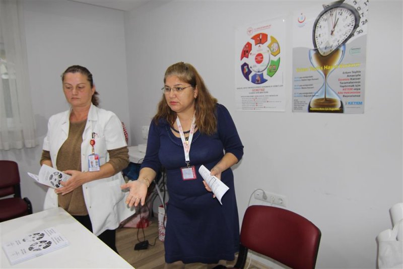Konaklı el sanatları atölyesi’nde kanser semineri