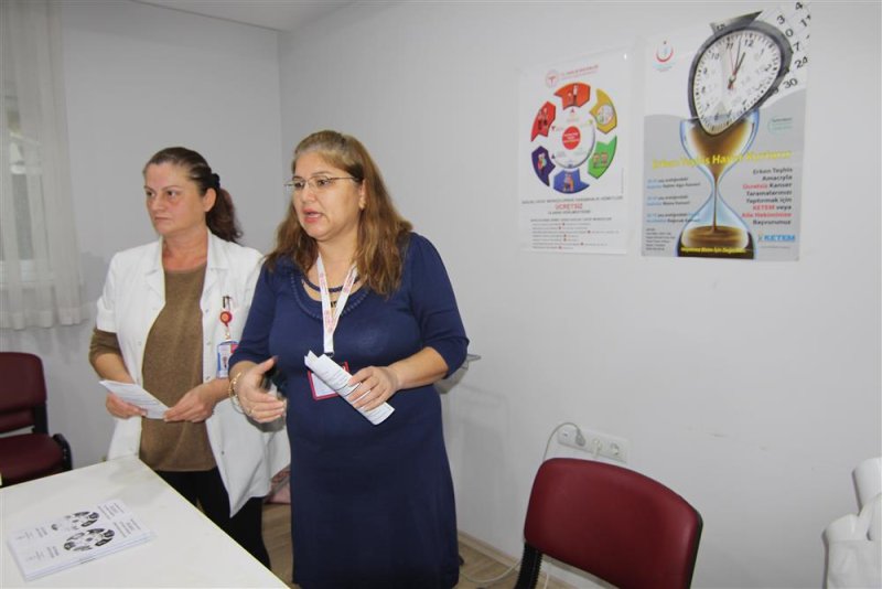 Konaklı el sanatları atölyesi’nde kanser semineri