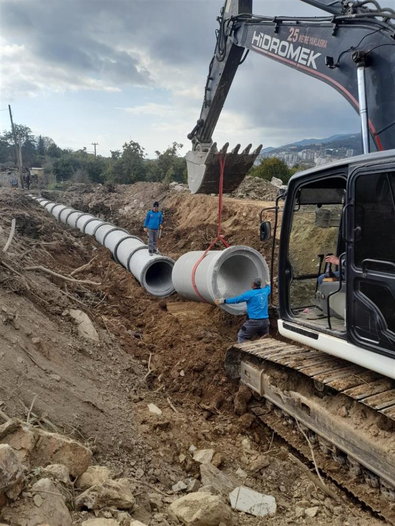 Alanya belediyesi altyapı çalışmalarına devam ediyor