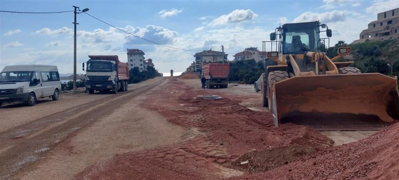 Alanya belediyesi altyapı çalışmalarına devam ediyor