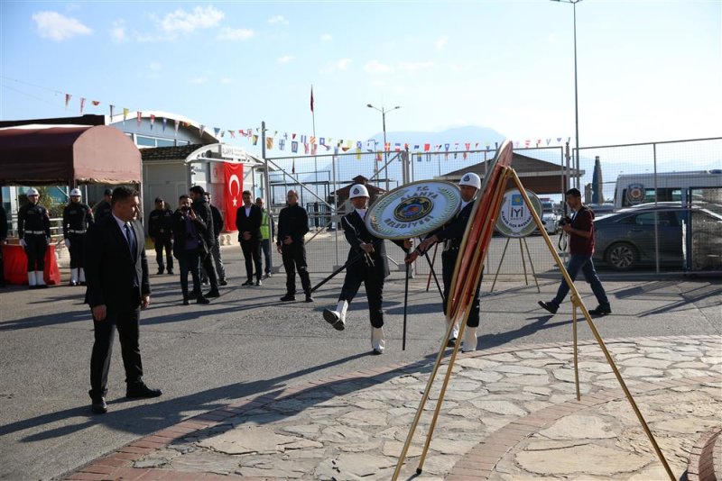 Atatürk’ün alanya’ya gelişinın 88. yıl dönümü törenle kutlandı