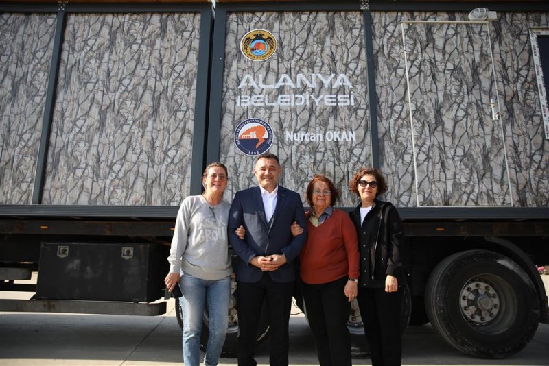 Alanya belediyesi konteyner ev kampanyasına destek sürüyor başkan yücel’den alanya kadınları yardımlaşma derneği’ne teşekkür