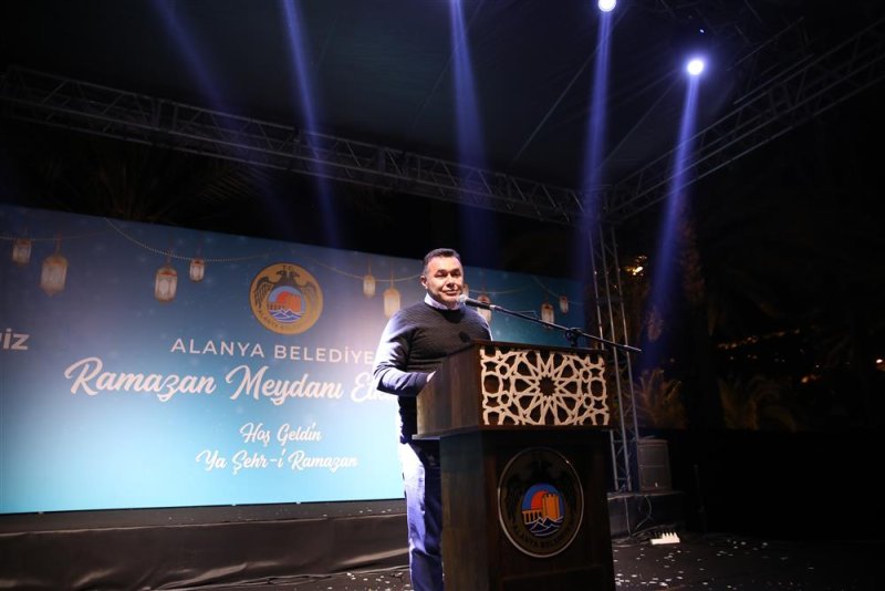 Alanya belediyesi ramazan meydanı kapılarını açtı