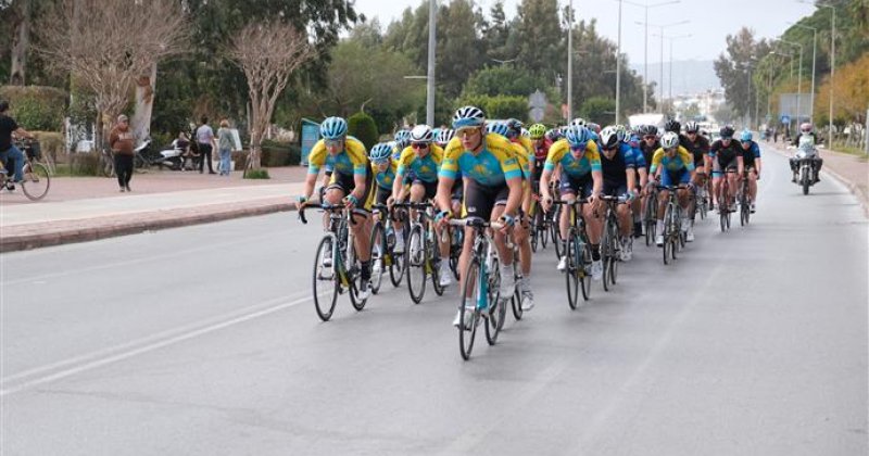 Alanya cup uluslararası yol bisiklet yarışları yapıldı