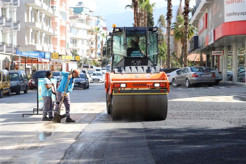 Alanya’nın caddeleri yenileniyor selam sokak yeni görünümü ile hizmette