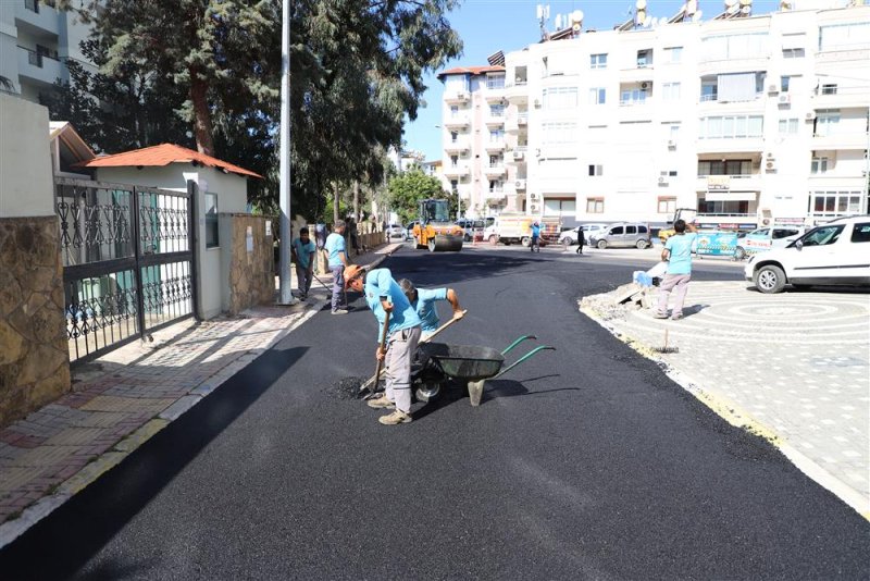 Alanya’nın caddeleri yenileniyor selam sokak yeni görünümü ile hizmette