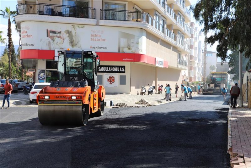 Alanya’nın caddeleri yenileniyor selam sokak yeni görünümü ile hizmette