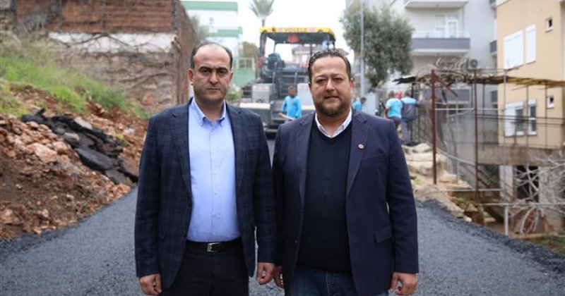 Başkan yardımcısı fevzi alaettinoğlu asfalt çalışmalarını yerinde inceledi