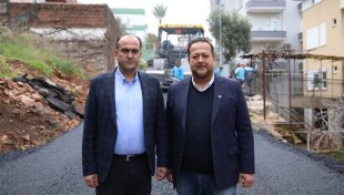 Başkan yardımcısı fevzi alaettinoğlu asfalt çalışmalarını yerinde inceledi