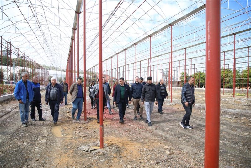 Bölgenin ilk ve tek tropikal meyve tanıtım merkezi bayram sonunda tamamlanıyor