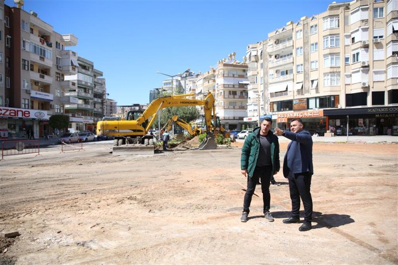 Yunus emre caddesi baştan sona yenileniyor