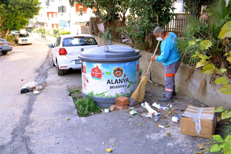Alanya belediyesi’nden bayram temizliği - ramazan bayramı’nda temizlik işleri ekipleri 7-24 görev başında olacak