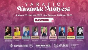 Alanya belediyesi yaratıcı yazarlık atölyesi başvuruları başladı