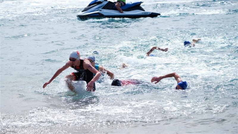 Alanya justınıano triatlonu ve milli takım seçmesi yapıldı