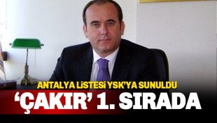 Antalya BBP Milletvekili Aday listesi YSK'ya sunuldu