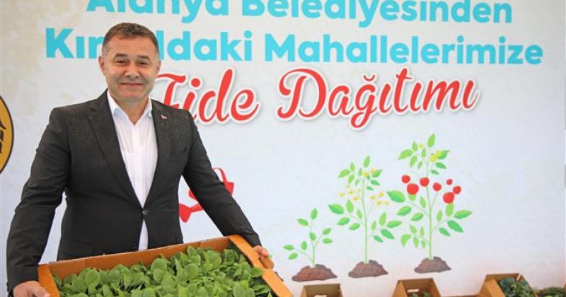 Başkan yücel’den kırsal mahallelere fide dağıtımı “hedefimiz 1 milyon fide”