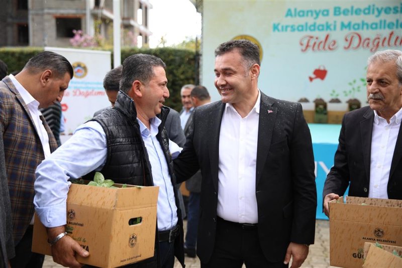 Başkan yücel’den kırsal mahallelere fide dağıtımı “hedefimiz 1 milyon fide”