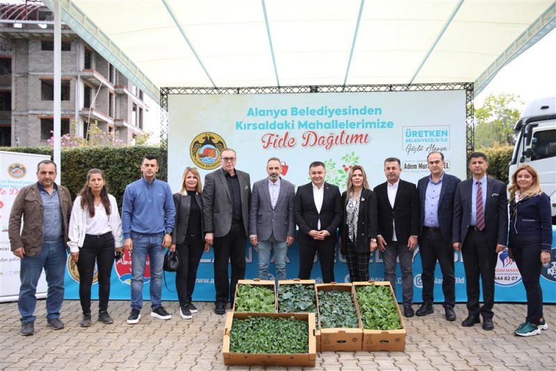 Başkan yücel’den kırsal mahallelere fide dağıtımı “hedefimiz 1 milyon fide”
