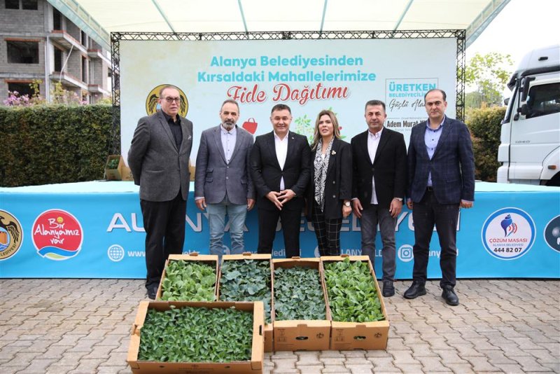 Başkan yücel’den kırsal mahallelere fide dağıtımı “hedefimiz 1 milyon fide”