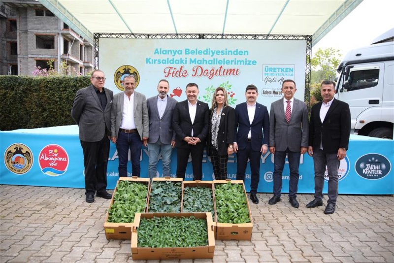 Başkan yücel’den kırsal mahallelere fide dağıtımı “hedefimiz 1 milyon fide”