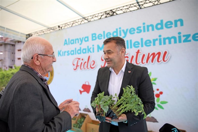 Başkan yücel’den kırsal mahallelere fide dağıtımı “hedefimiz 1 milyon fide”