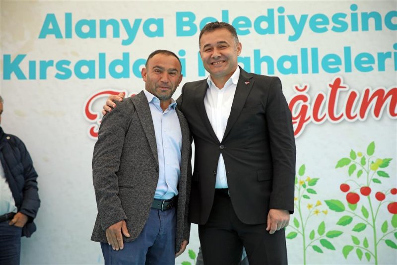 Başkan yücel’den kırsal mahallelere fide dağıtımı “hedefimiz 1 milyon fide”