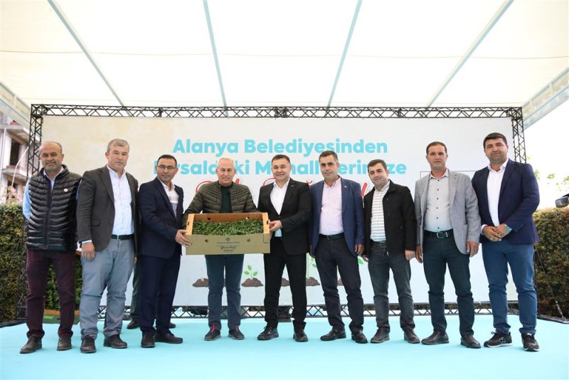 Başkan yücel’den kırsal mahallelere fide dağıtımı “hedefimiz 1 milyon fide”