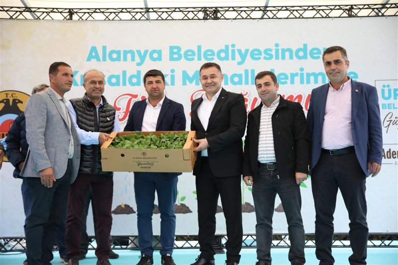 Başkan yücel’den kırsal mahallelere fide dağıtımı “hedefimiz 1 milyon fide”