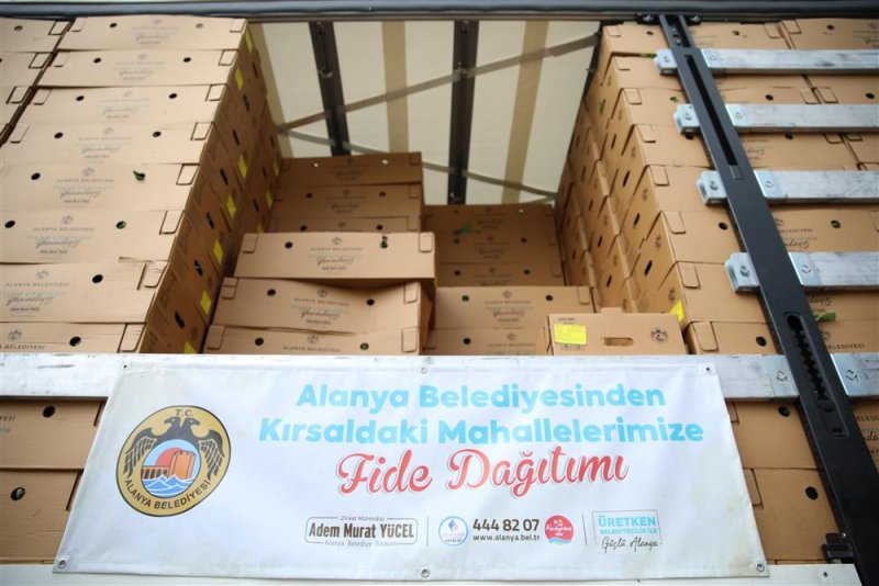 Başkan yücel’den kırsal mahallelere fide dağıtımı “hedefimiz 1 milyon fide”