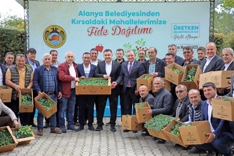 Başkan yücel’den kırsal mahallelere fide dağıtımı “hedefimiz 1 milyon fide”