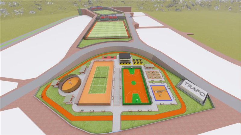 Başkan yücel konaklı ve çıplaklı için kolları sıvadı 2 mahalleye spor tesisi yapılacak