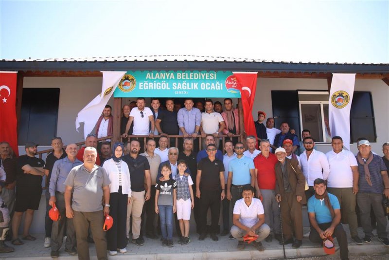 23 yaylaya hizmet edecek eğrigöl sağlık ocağı dualarla hizmete açıldı