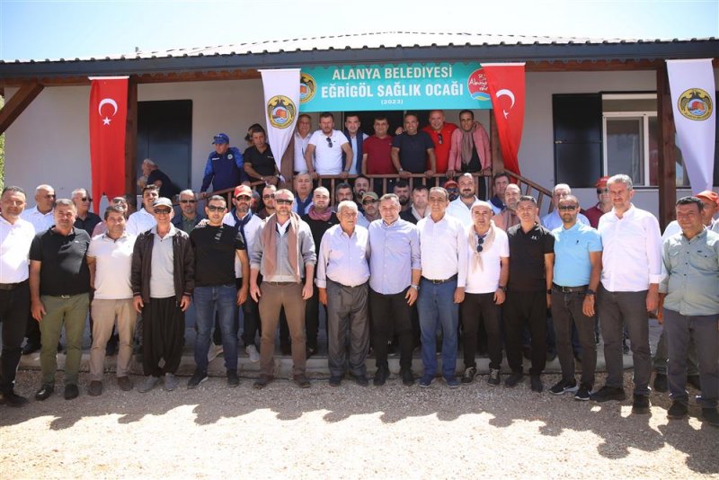 23 yaylaya hizmet edecek eğrigöl sağlık ocağı dualarla hizmete açıldı