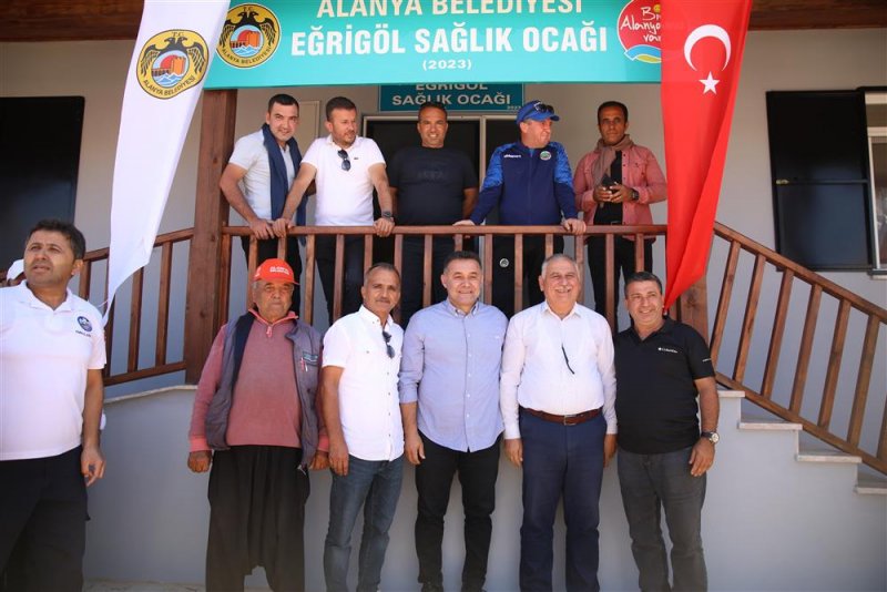 23 yaylaya hizmet edecek eğrigöl sağlık ocağı dualarla hizmete açıldı