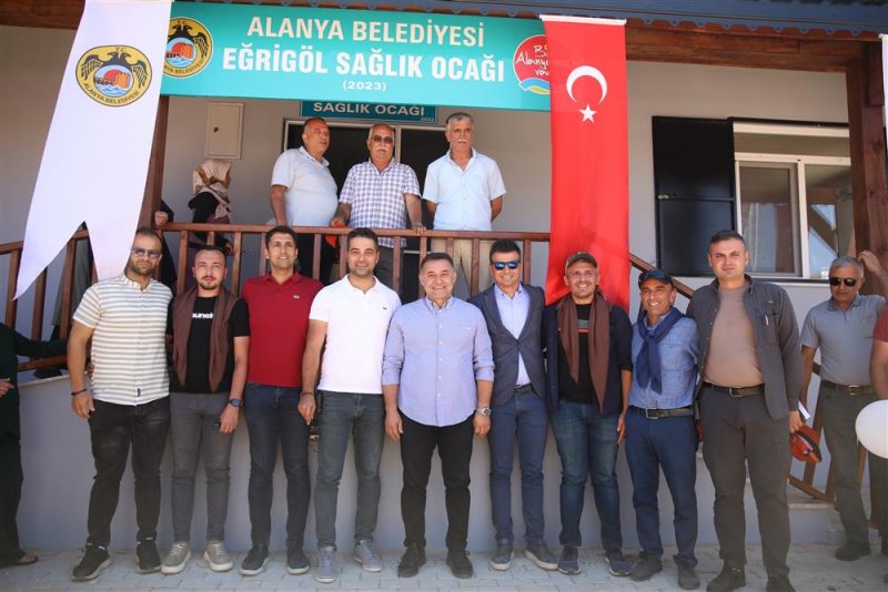 23 yaylaya hizmet edecek eğrigöl sağlık ocağı dualarla hizmete açıldı