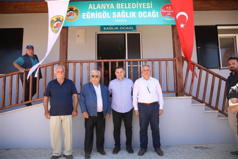 23 yaylaya hizmet edecek eğrigöl sağlık ocağı dualarla hizmete açıldı