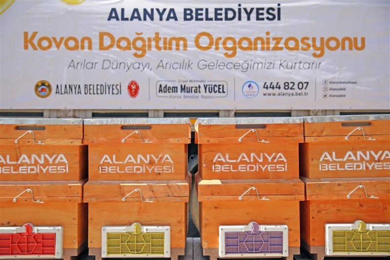 Arı üreticilerine başkan yücel’den kovan desteği sürüyor