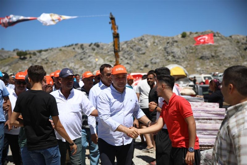 Başkan yücel’den tokar çıkarması: dün buradaydık, bugün buradayız, yarın da burada olacağız