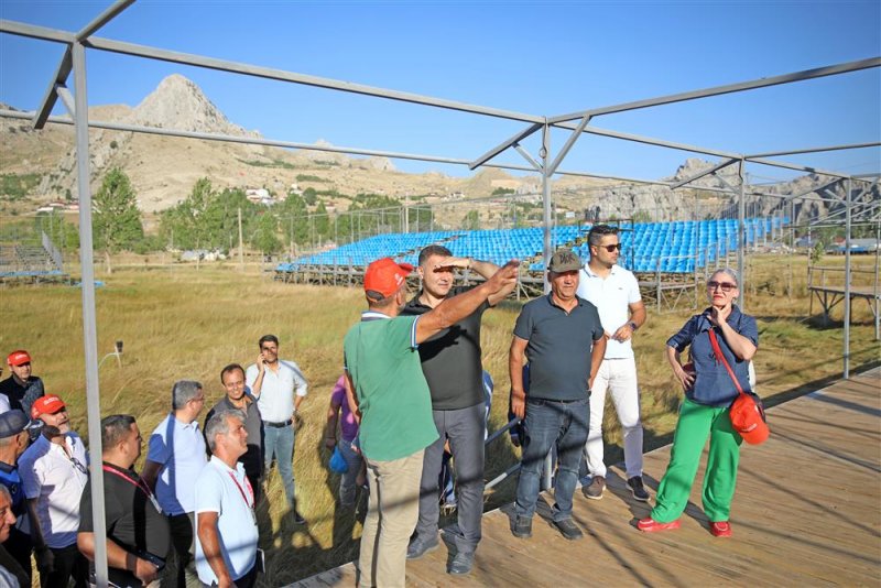 Başkan yücel pehlivanlar diyarı gökbel’de incelemelerde bulundu