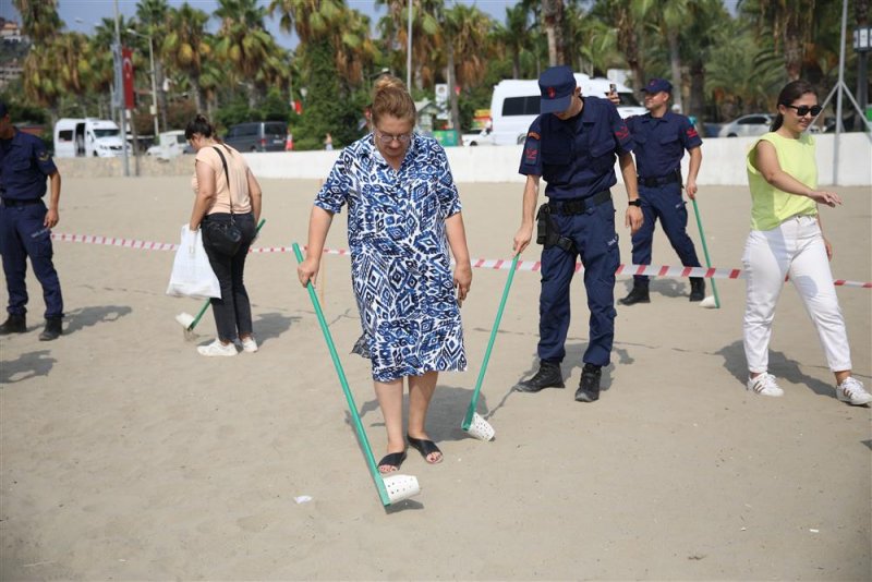 Galip dere halk plajı’nda yılın ikinci kategorize çalışması gerçekleştirildi