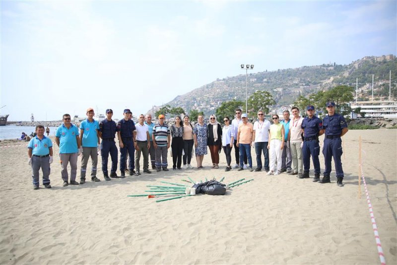 Galip dere halk plajı’nda yılın ikinci kategorize çalışması gerçekleştirildi