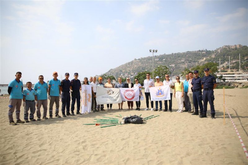 Galip dere halk plajı’nda yılın ikinci kategorize çalışması gerçekleştirildi