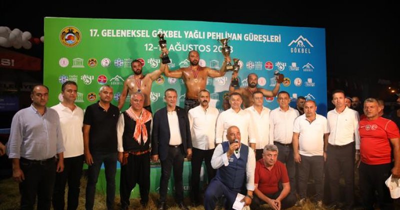 Gökbel’in başpehlivanı ali gürbüz oldu