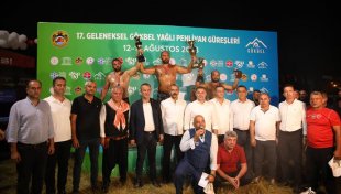 Gökbel’in başpehlivanı ali gürbüz oldu