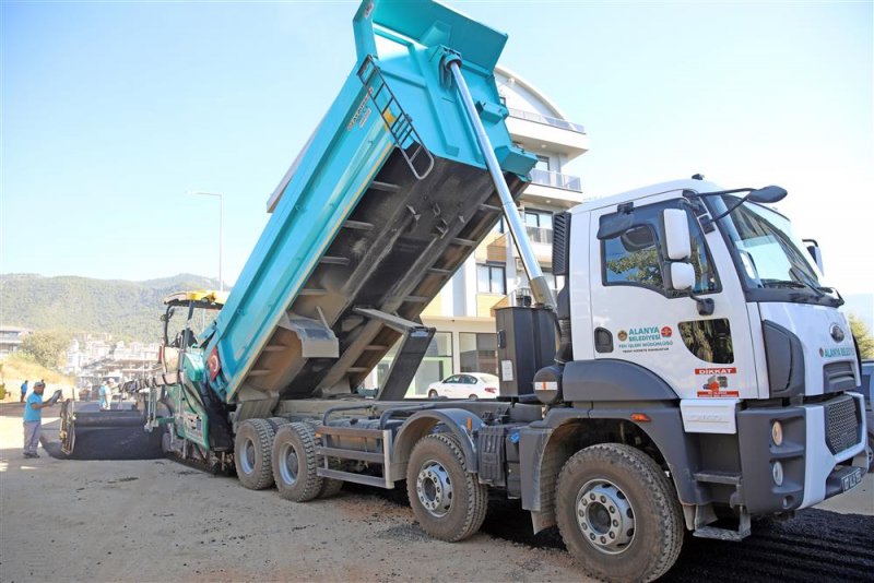 Oba mahallesi’nde asfalt çalışması tamamlandı