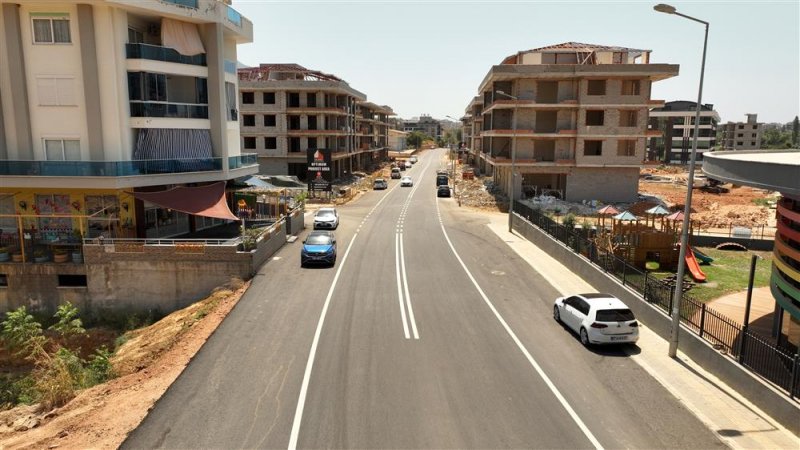 Oba mahallesi’nde asfalt çalışması tamamlandı